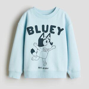 H&M printed sweatshirt, Bluey